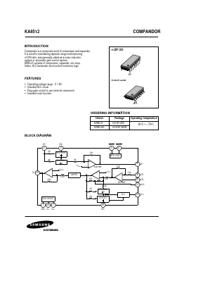 KA8512D Datasheet PDF Samsung