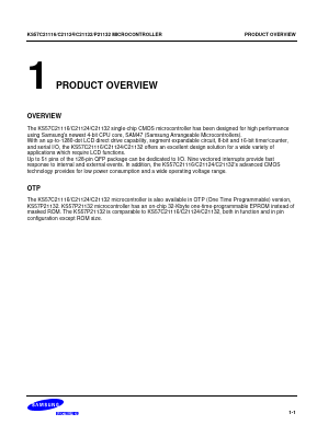 KS57C21132 Datasheet PDF Samsung