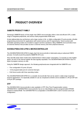 S3P9014 Datasheet PDF Samsung