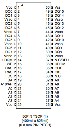K4S161622H-TC70 Datasheet PDF Samsung