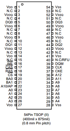 K4S560432D-TC7C Datasheet PDF Samsung