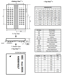 K4S56163LF-X Datasheet PDF Samsung