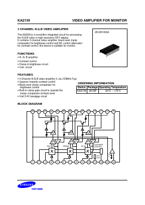 KA2139 Datasheet PDF Samsung