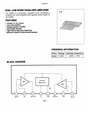 KA2221 Datasheet PDF Samsung