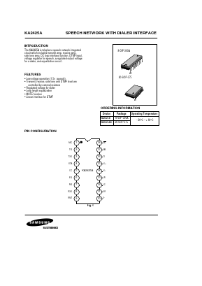 KA2425 Datasheet PDF Samsung