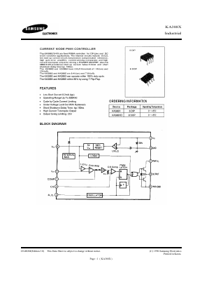 KA388XD Datasheet PDF Samsung