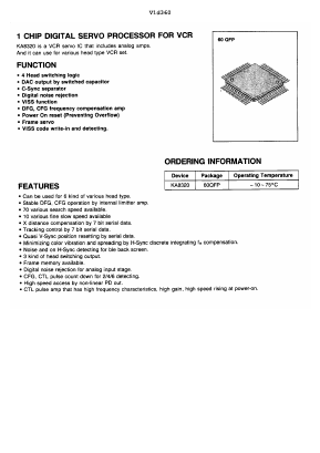 KA8320 Datasheet PDF Samsung