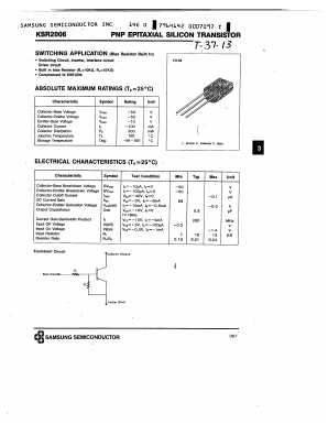 KSR2006 Datasheet PDF Samsung