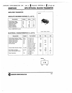 MMBT6428 Datasheet PDF Samsung