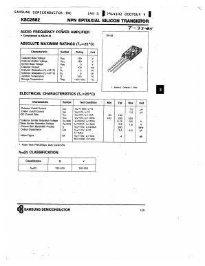 KSC2682 Datasheet PDF Samsung