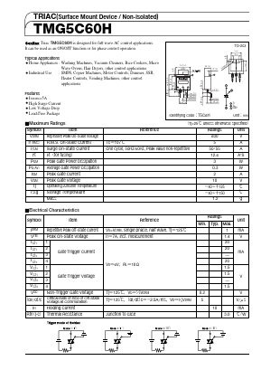 TMG5C60H Datasheet PDF SanRex Corporation