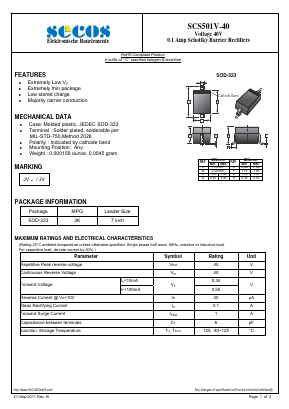 SCS501V Datasheet PDF Secos Corporation.