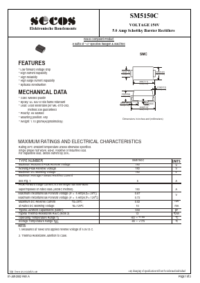 SM5150C Datasheet PDF Secos Corporation.