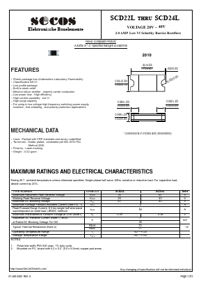 SCD22L Datasheet PDF Secos Corporation.