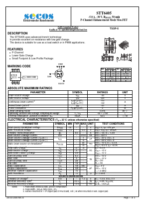 STT6405 Datasheet PDF Secos Corporation.