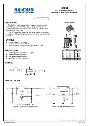 SJ1084 Datasheet PDF Secos Corporation.