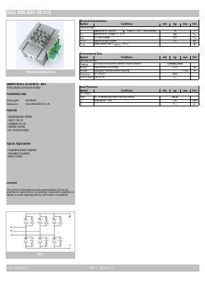 SKS88NB6C60V16 Datasheet PDF Semikron