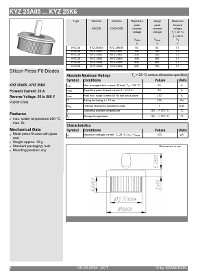 KYZ25A6 Datasheet PDF Semikron
