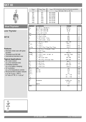 SKT40 Datasheet PDF Semikron