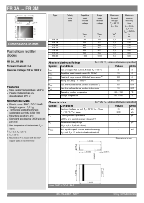 FR3A Datasheet PDF Semikron