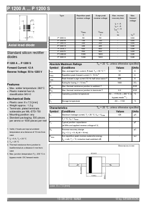 P1200J Datasheet PDF Semikron