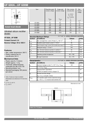 UF600J Datasheet PDF Semikron