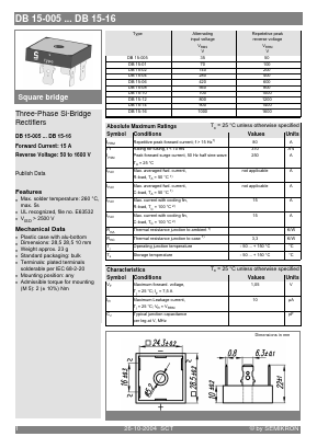 DB15-16 Datasheet PDF Semikron