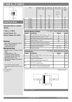 P1000S Datasheet PDF Semikron