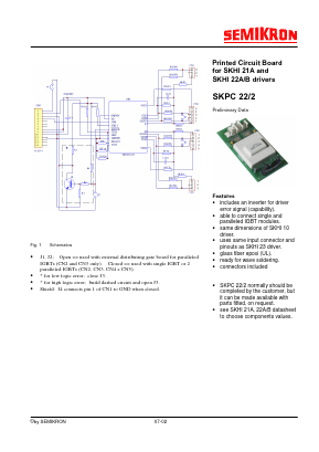 SKPC22-2 Datasheet PDF Semikron