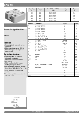 12A2 Datasheet PDF Semikron