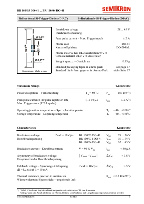 BR100/03 Datasheet PDF Semikron