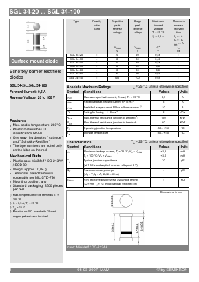 SGL34-50 Datasheet PDF Semikron