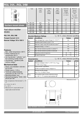 RGL34A Datasheet PDF Semikron