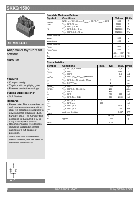 SKKQ1500/14E Datasheet PDF Semikron