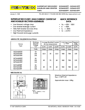 SCPAS15FF Datasheet PDF Semtech Corporation