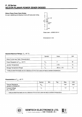 P15VB Datasheet PDF Semtech Corporation