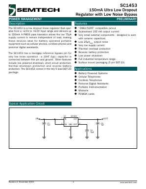 SC1453-18ISKTR Datasheet PDF Semtech Corporation