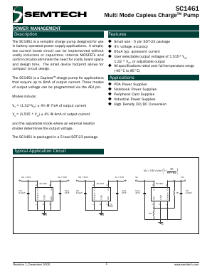 SC1461EVB Datasheet PDF Semtech Corporation