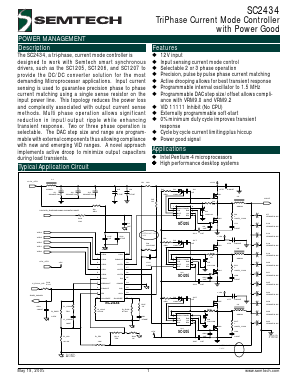 SC2434 Datasheet PDF Semtech Corporation