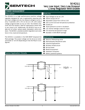 SC4211EVB Datasheet PDF Semtech Corporation