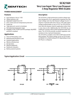 SC4216H Datasheet PDF Semtech Corporation