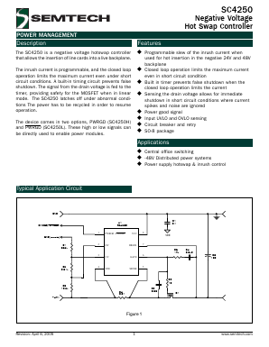 SC4250 Datasheet PDF Semtech Corporation