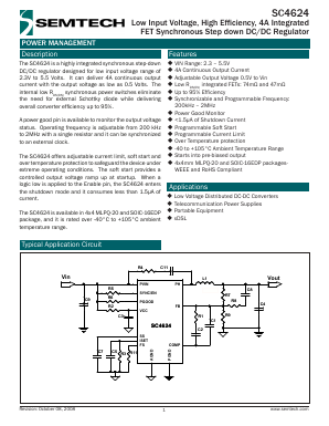 SC4624EVB-SO Datasheet PDF Semtech Corporation