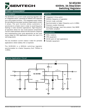 SC4519H Datasheet PDF Semtech Corporation