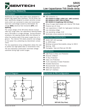 SR05TC Datasheet PDF Semtech Corporation