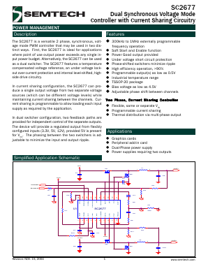 SC2677 Datasheet PDF Semtech Corporation