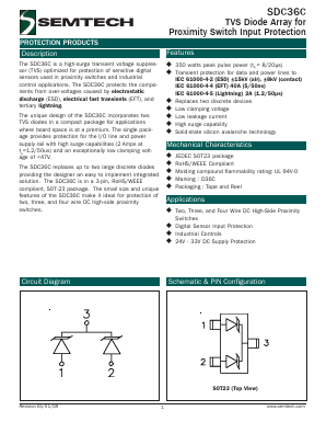 SDC36C.TCT Datasheet PDF Semtech Corporation