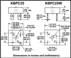 KBPC25005W Datasheet PDF Shanghai Sunrise Electronics