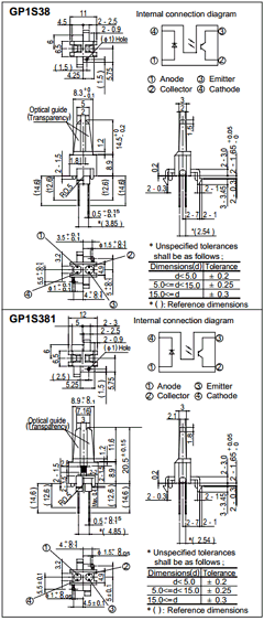 GP1S381 Datasheet PDF Sharp Electronics