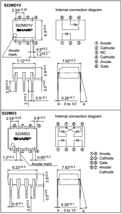 S22MD1P Datasheet PDF Sharp Electronics